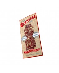 PE291- TABLETTE CHOCOLAT BLANC PEPITE FRAISE (x25)