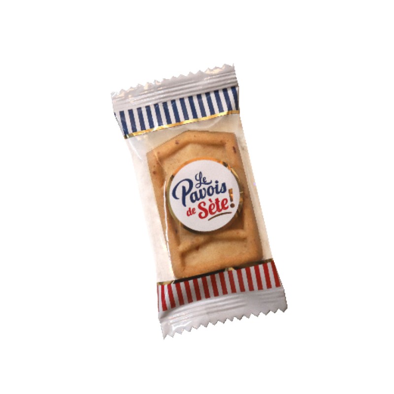 GV633- BISCUITS PAVOIS AMANDES VRAC FLOWPACK (1KG)