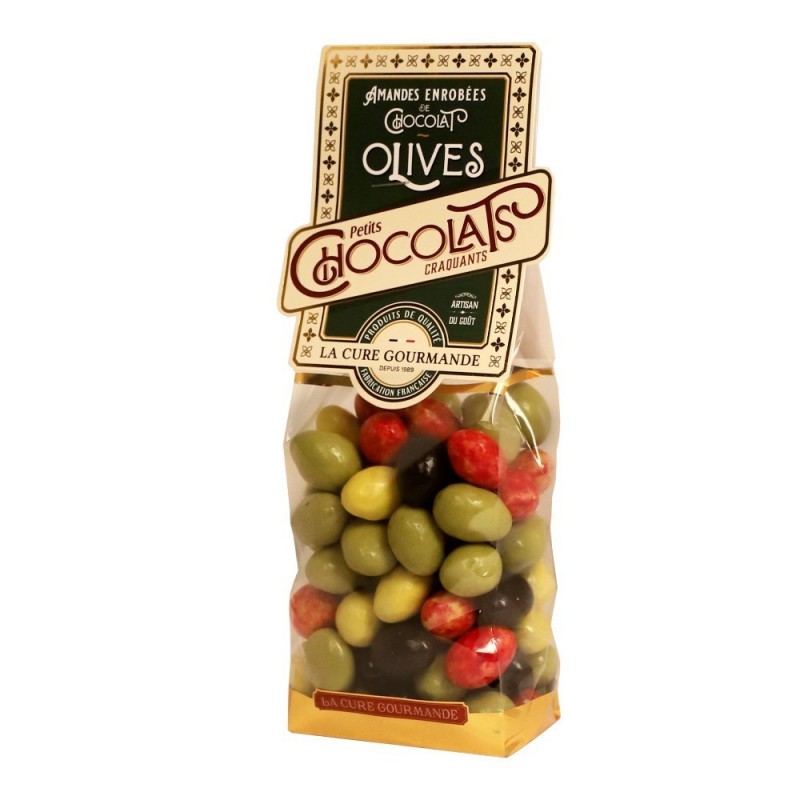 OE702- SACHETS AMANDES ENROBEES DE CHOCOLAT