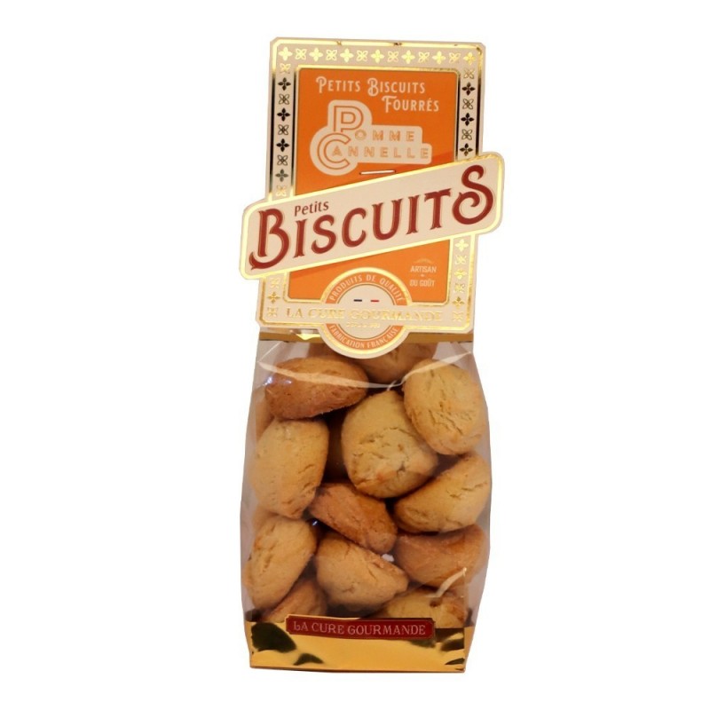 GE024- SACHETS BISCUITS FOURRES POMME CANNELLE