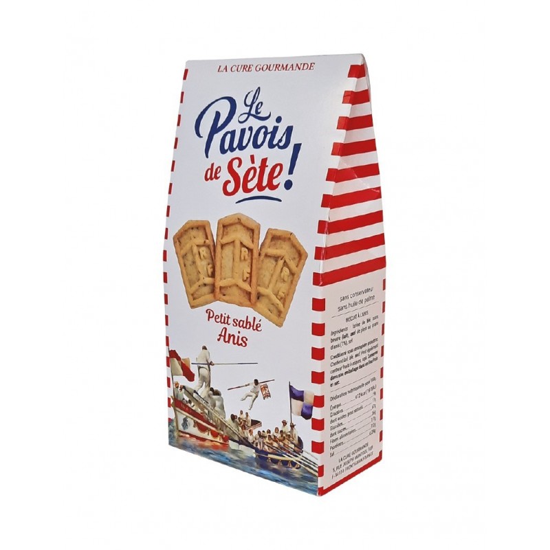 GE091 - POCHETTES BISCUITS SABLES PAVOIS DE SETE ANIS