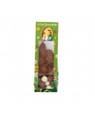 PE668 - LAPIN EN CHOCOLAT ET BISCUITS CROUSTILLANTS ENROBES DE CHOCOLAT (x36)